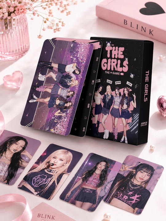 K-Pop BlackPink kolleksion Lomo kartalari — 20 dan ortiq tur, 55 dona