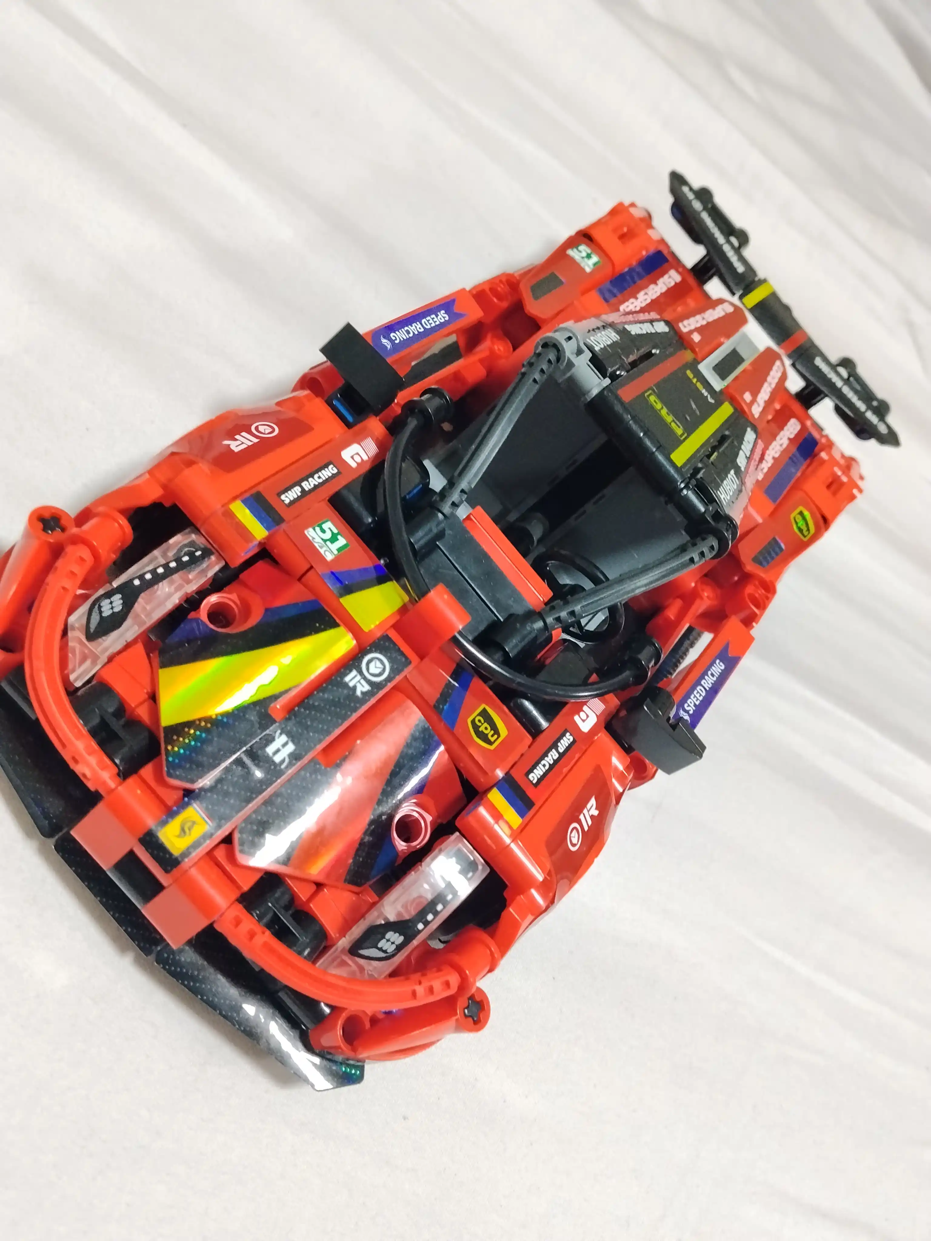 Konstruktor Technic Ferrari, Bugatti, Porshe, Lamborghini, mototsikl, superkar