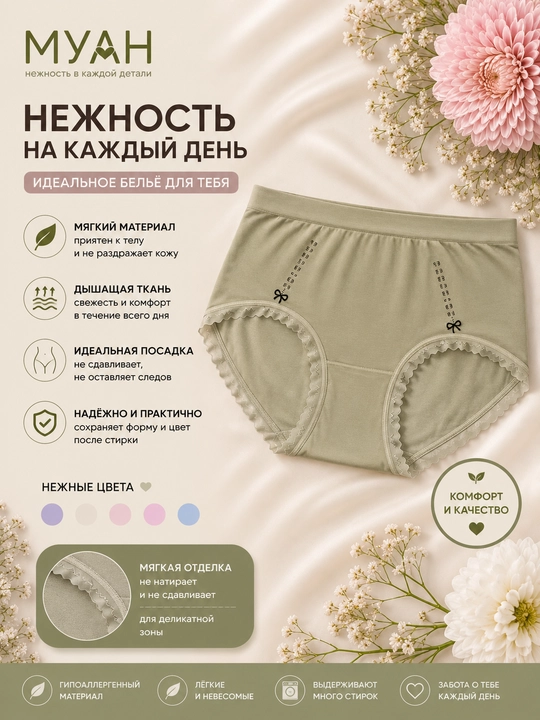 Ayollar ichki kiyimi - har kunlik qulaylik va ishonch, yumshoqlik, qulaylik va mukammal - 