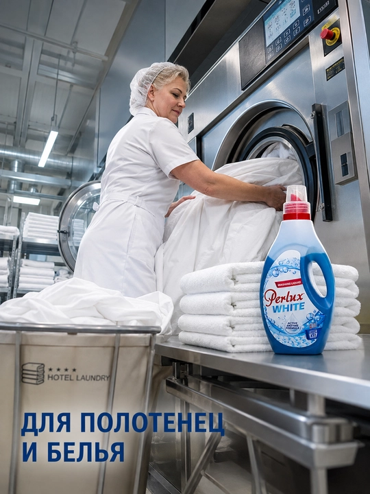 Гель для стирки белого белья Perlux White 1,98 л, до 33 стирок