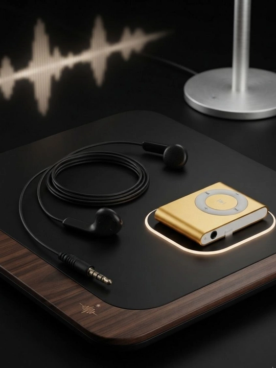 Portativ MP3 pleer, musiqa audio pleer quloqchin bilan, ixcham dizayn - 