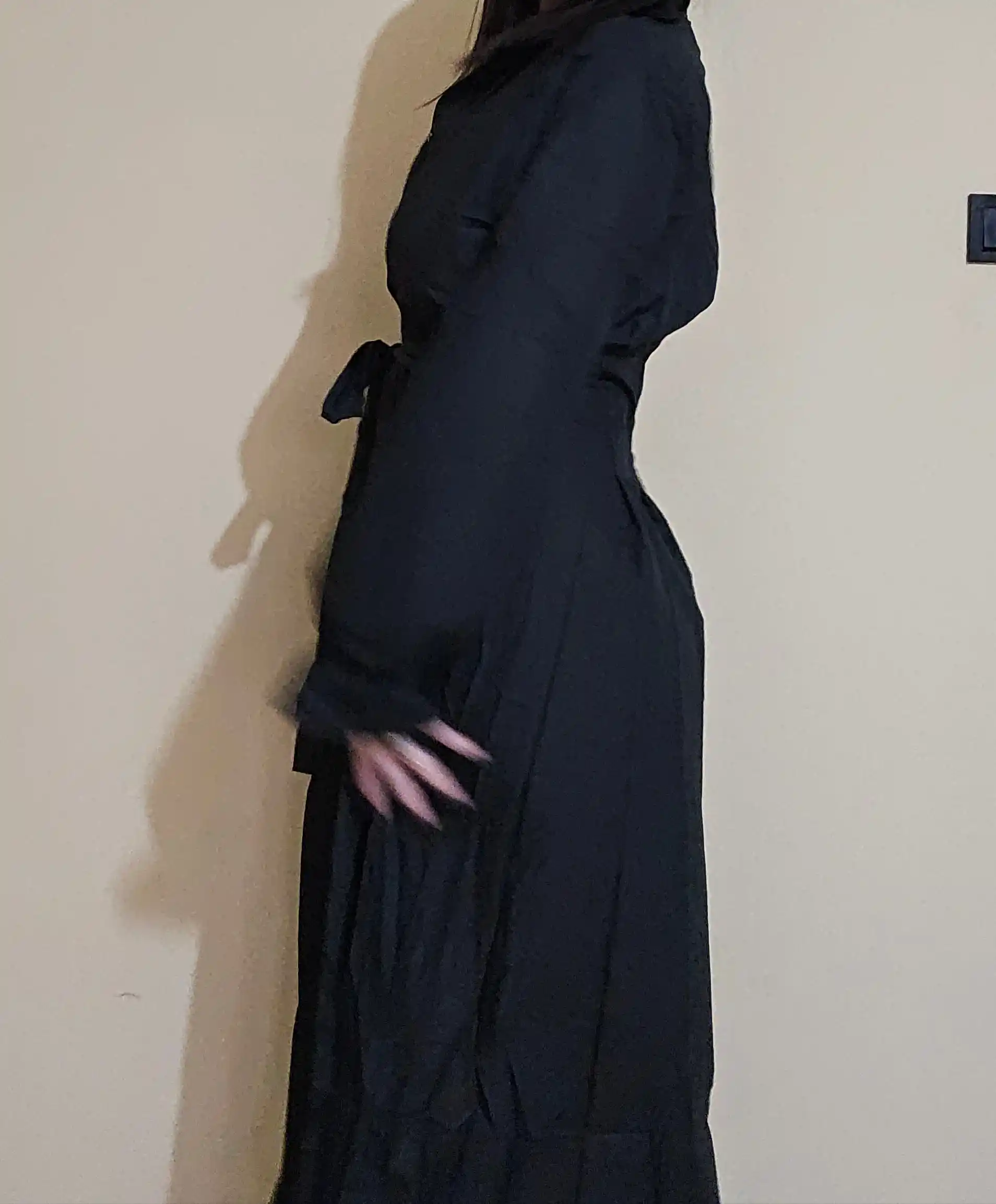 Платье женское длинное макси, приталенное платье-рубашка на пуговицах — ELLY FASHION