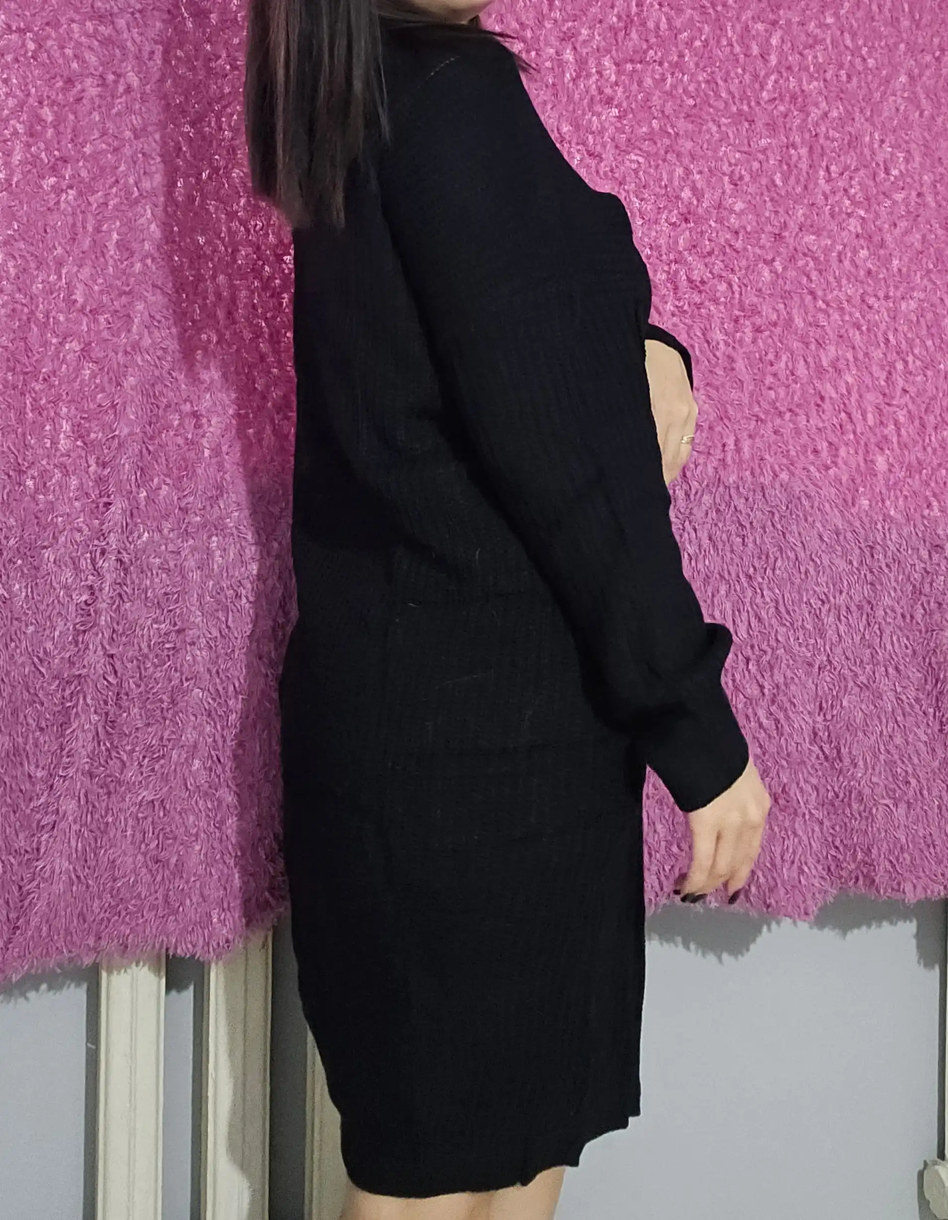 Ayollar uchun uzun to‘qima kardigan, oldi ochiq, tugmasiz — ELLY FASHION