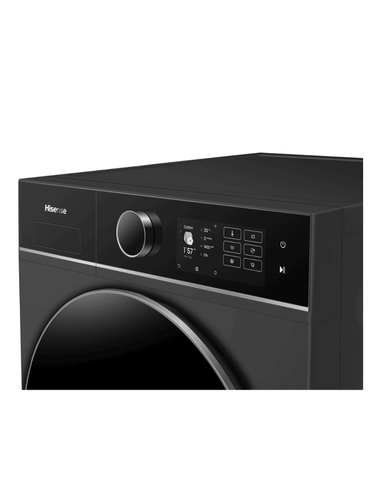 Hisense WF5I8043BBF kir yuvish mashinasi 8 kg, Wi-Fi, iPlay™, iJet