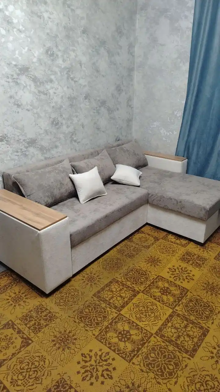 Yashikli yig‘ma burchakli divan, yumshoq divan, divan karavot Woodzone