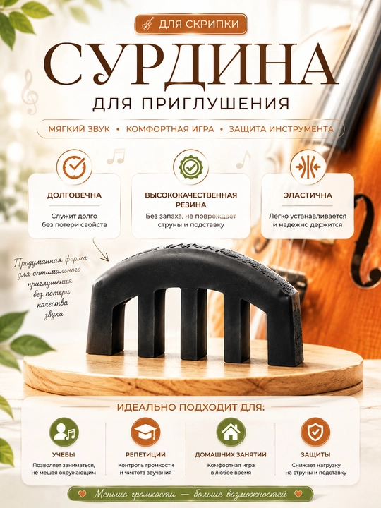 Skripka uchun surdina - 