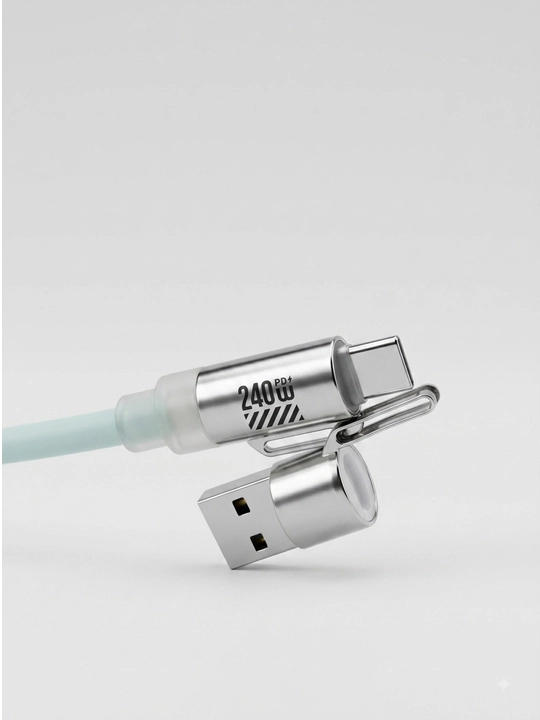 Кабель 4В1 2М — Type-C, Lightning, USB-A, универсальный кабель для зарядки