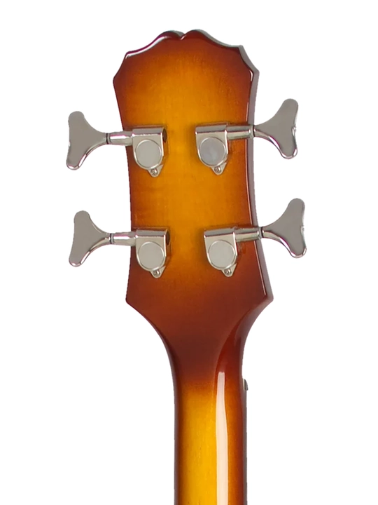 Бас-гитара Epiphone Viola Bass, полуакустический корпус, цвет Vintage Sunburst