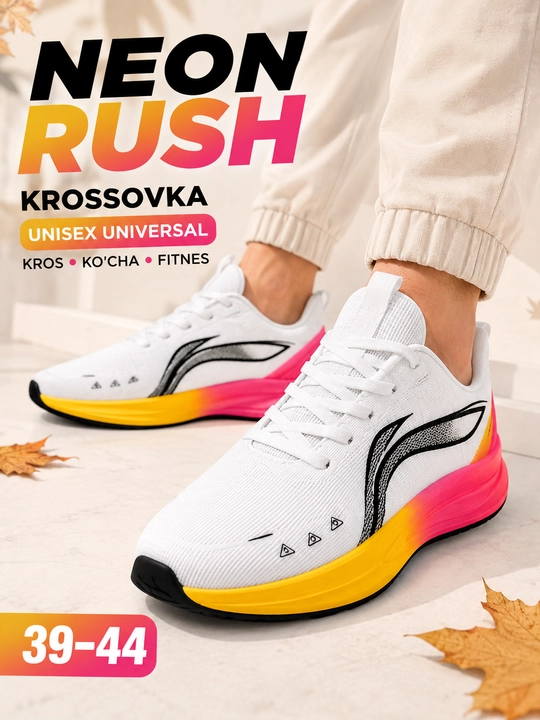 Krossovkalar, Unisex sport krossovkalar, kundalik yurish va fitnes uchun, 39–43 - 