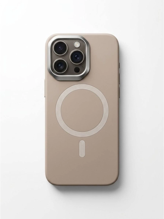 Чехол для iPhone 16 Pro Max силиконовый с MagSafe, противоударный - 