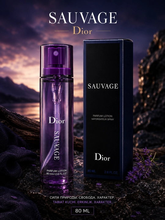 Мужской парфюм Dior Sauvage, 80 мл - 