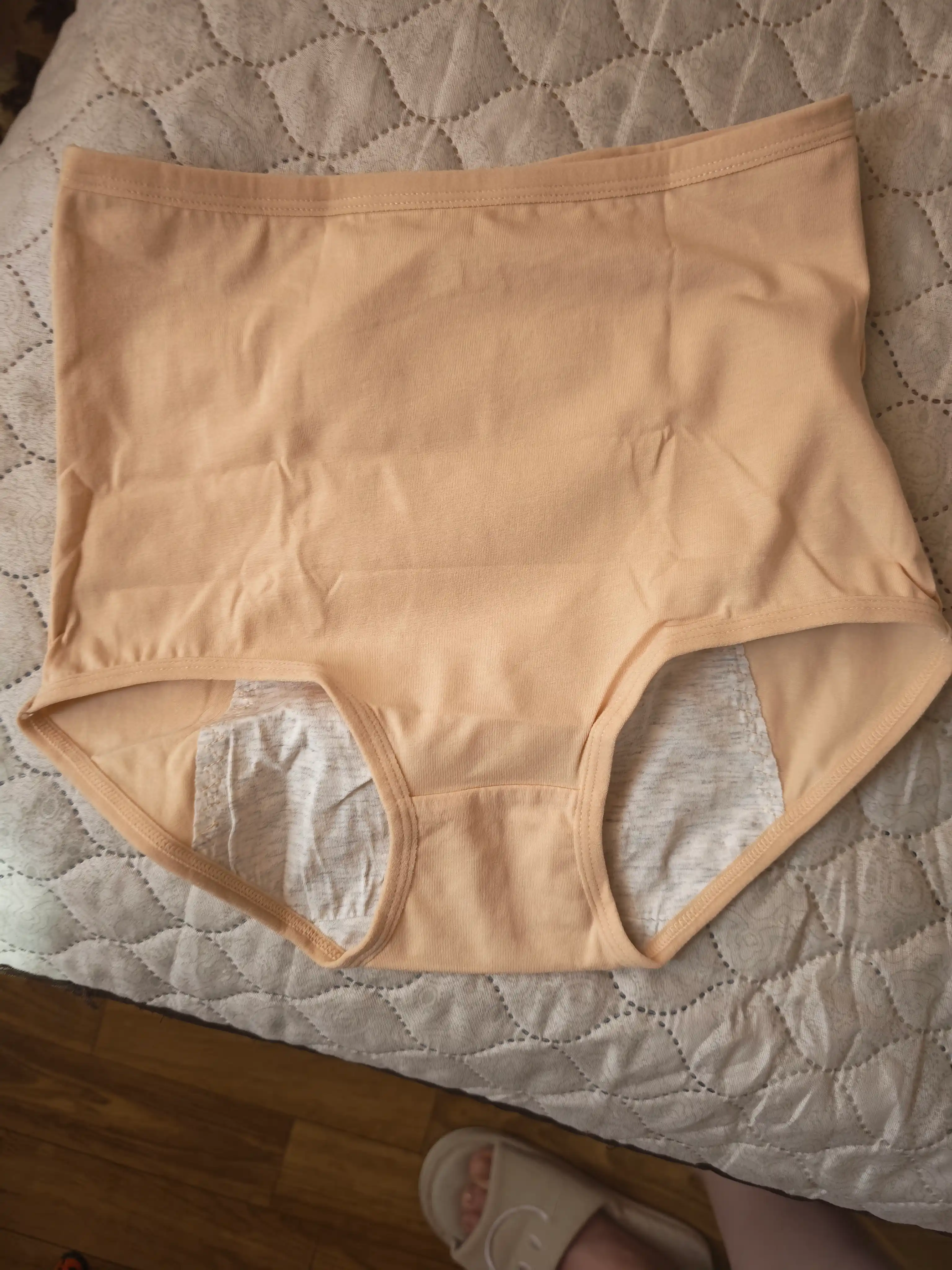 Katta o'lchamli trusiklar, xayz sikli uchun, paxtali, XL-6XL