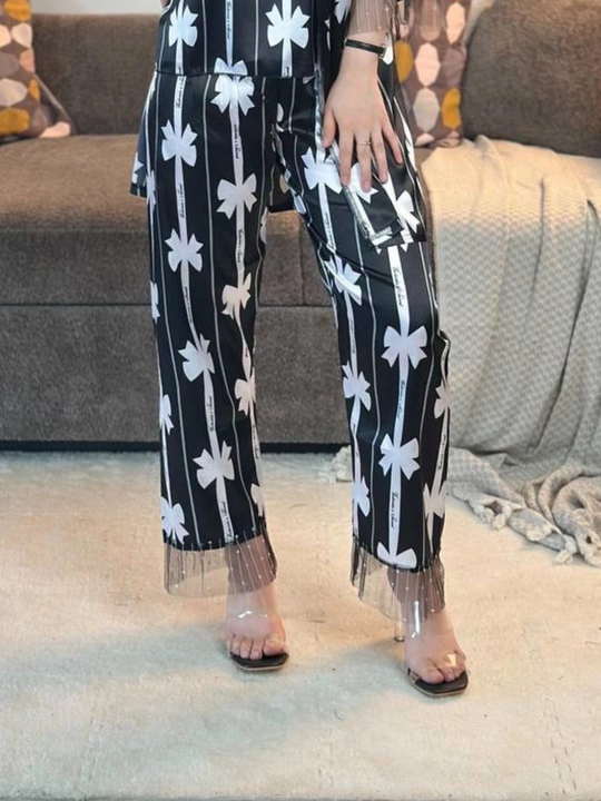 3 talik pijama penuar ayollar tungi kiyim penyuar gipyurli atlas shim+mayka+xalat 46/52
