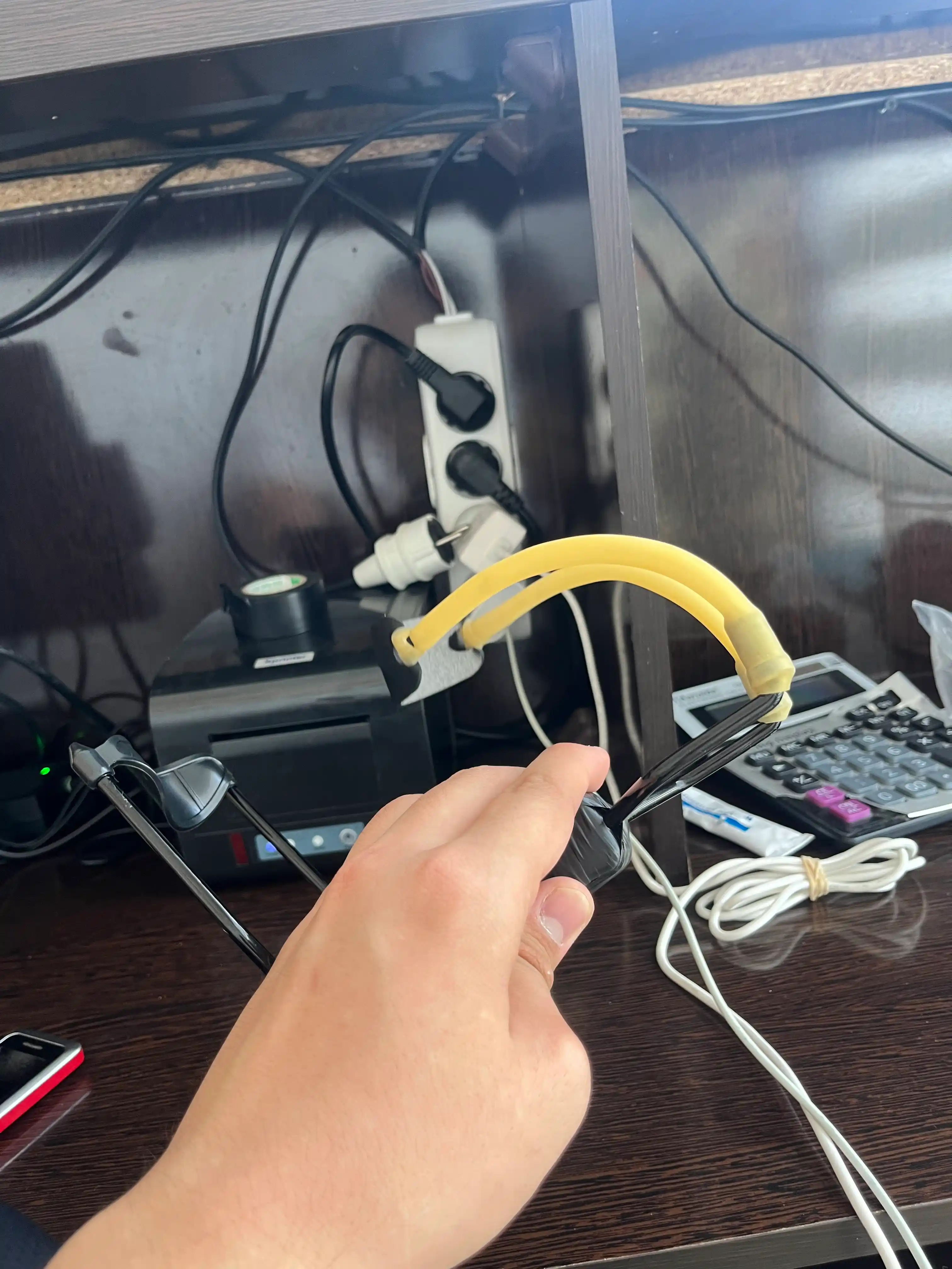 Professional rogatka, kuchli tortuvchi rezina, ergonomik tutqich bilan