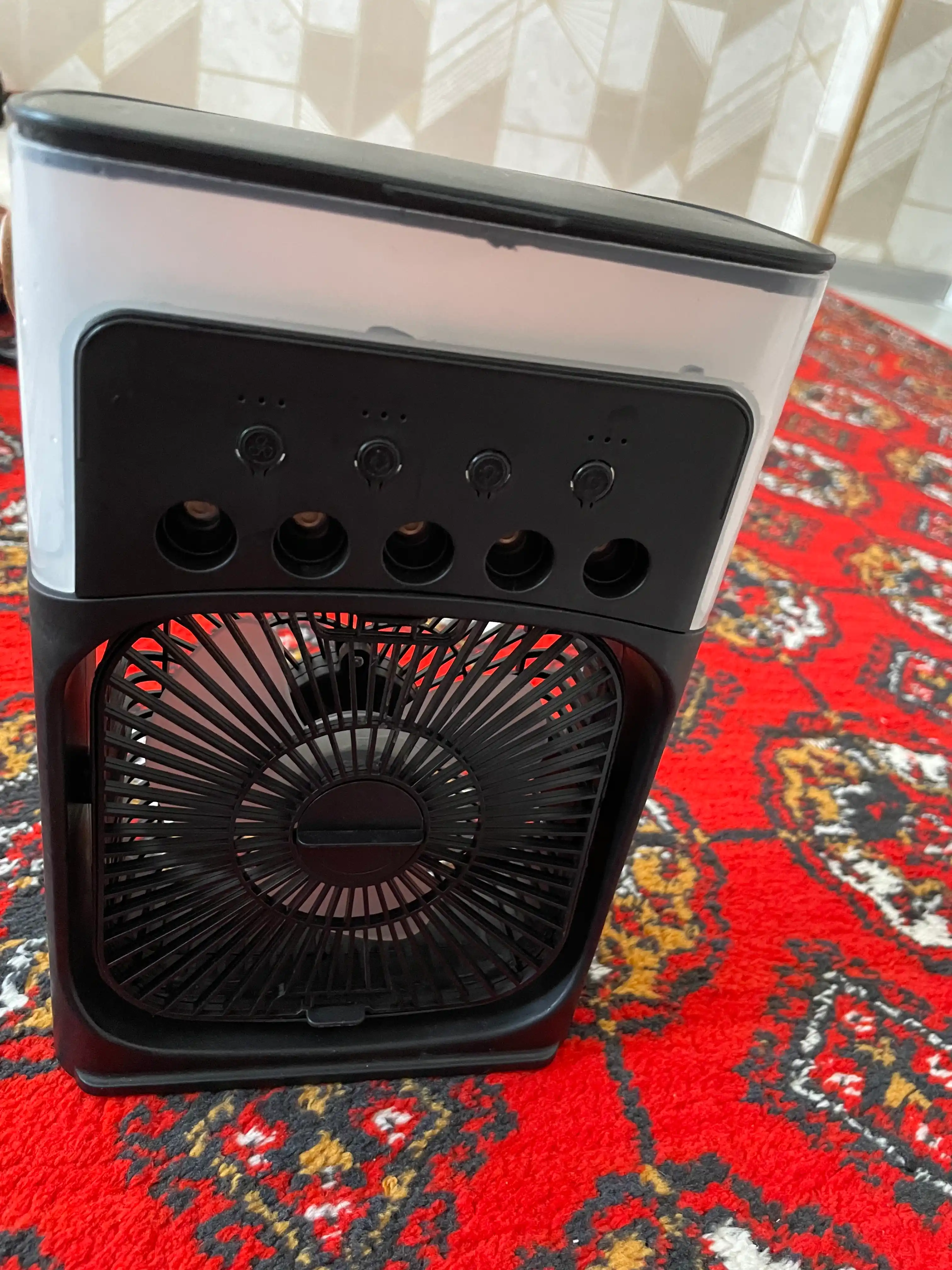 Portativ mini konditsioner, namlagich, mini ventilyator, 3 tasi 1da