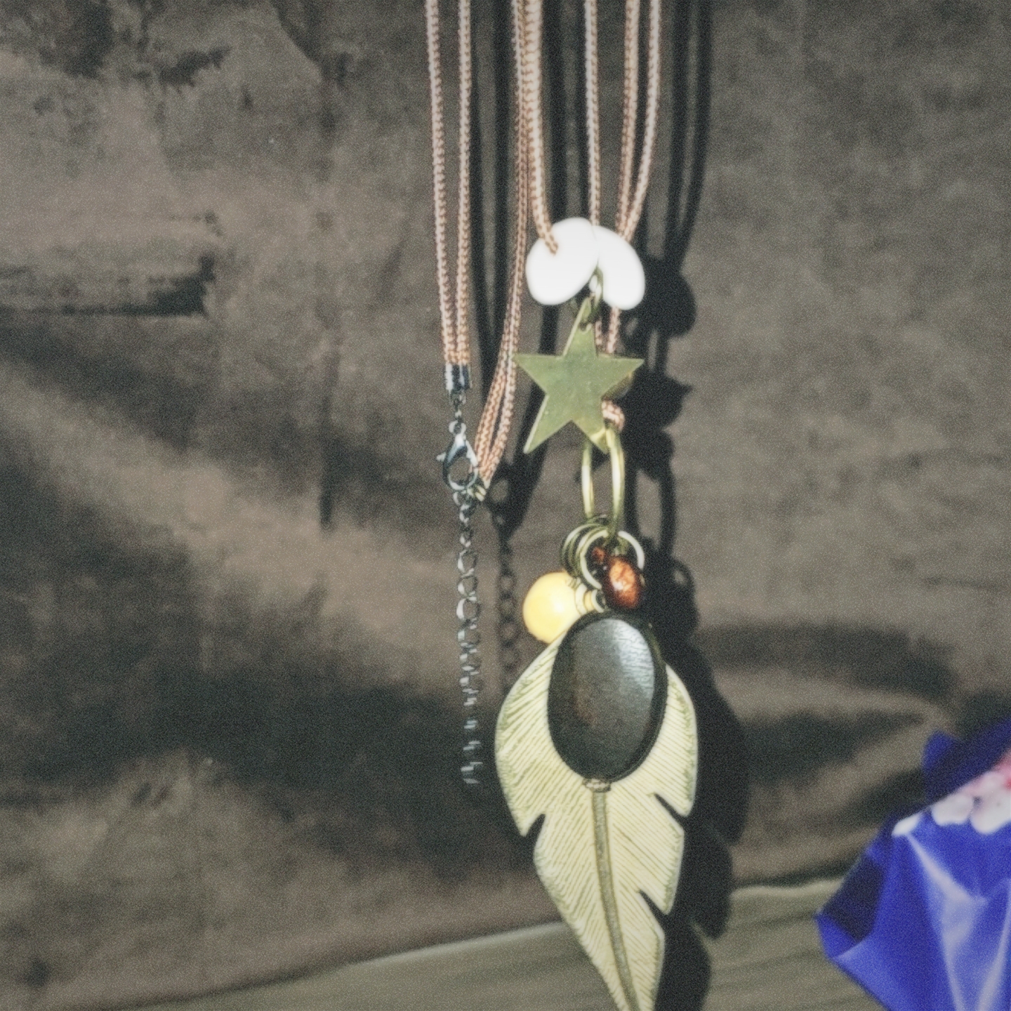 Kulonli marjon, yog‘och marjon, vintage marjon, boho uslub marjon, uzun marjon
