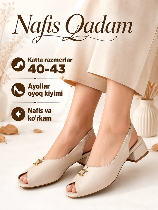Ayollar oyoq kiyimlar, yozgi oyoq kiyimlar ayollar uchun, ayollar sandali, olcham 40-43 - 