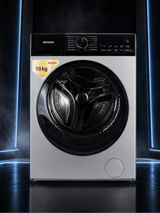 AIWA 10 kg li, invertorli, old tomondan yuklanadigan kir yuvish mashinasi