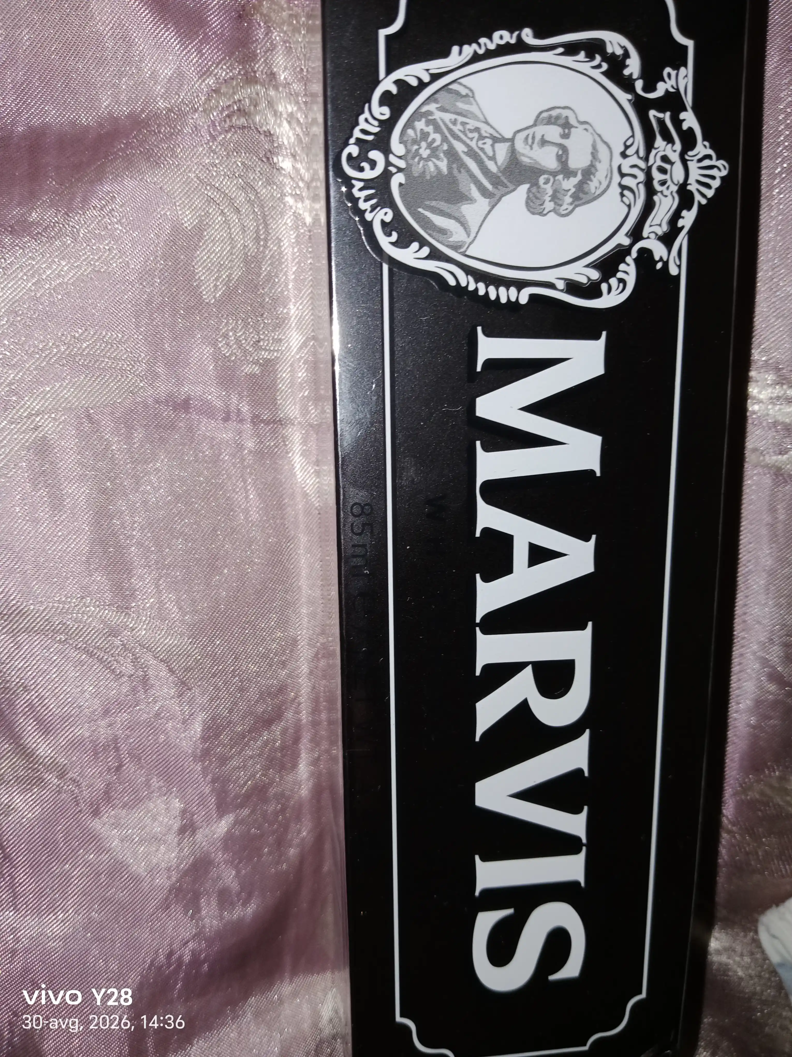 Marvis Whitening Mint tish pastasi – tishlarni oqartiruvchi tish pastasi, 85 ml