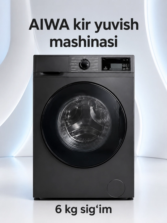 Стиральная машина AIWA 6 кг с фронтальной загрузкой - 