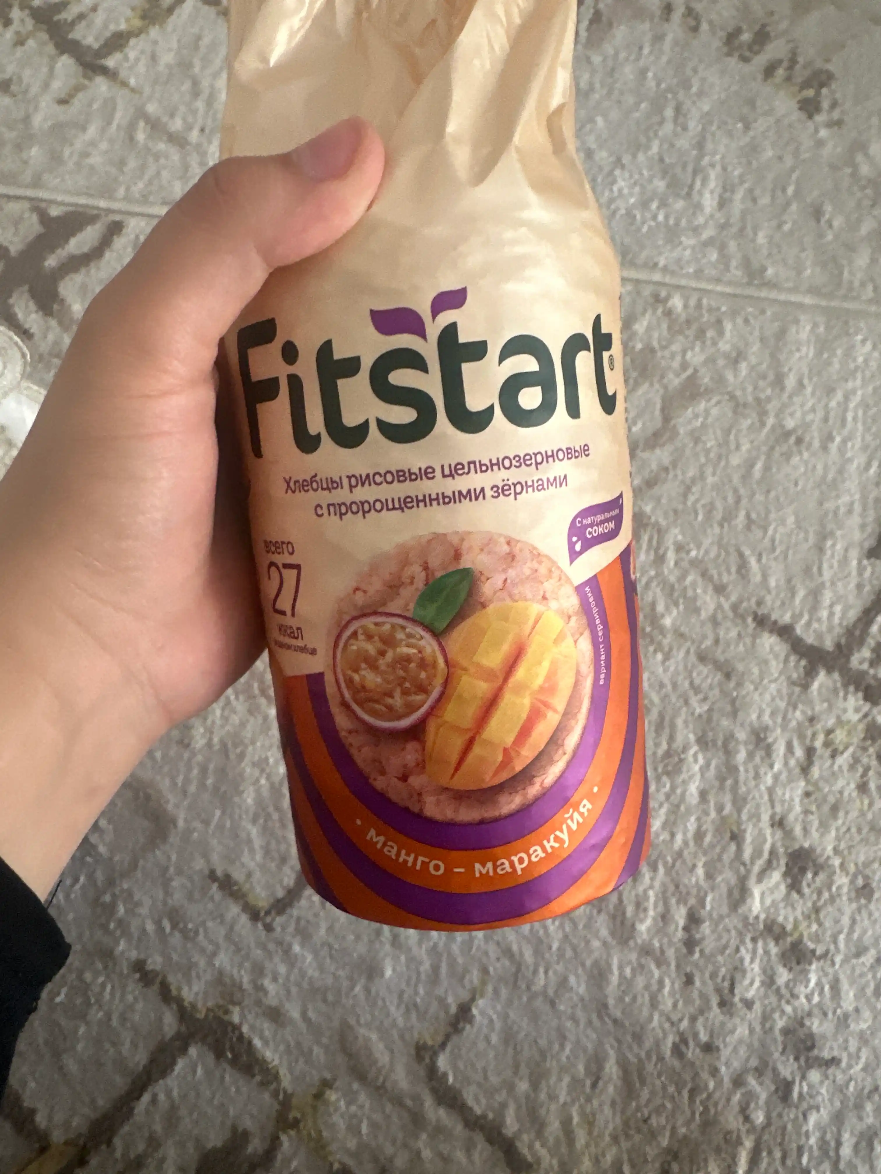 Хлебцы Fitstart, мультизлаковые, манго маракуйя, 100 г