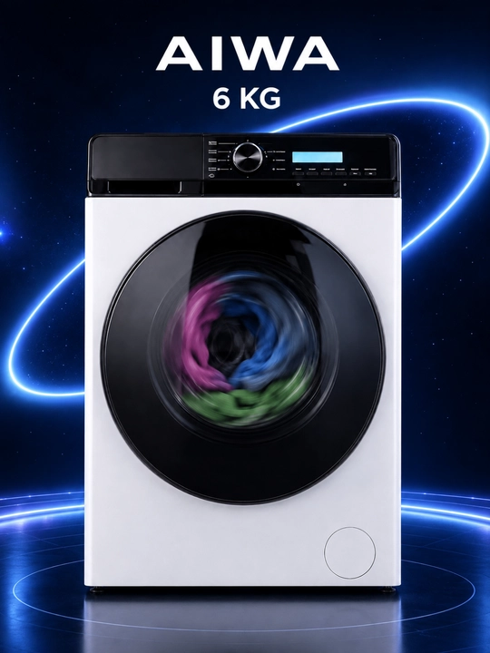 AIWA 6 kg frontal yuklanadigan kir yuvish mashinasi