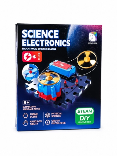 Научный конструктор Science Electronics — электронные схемы и опыты STEAM, 8+