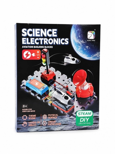 Научный конструктор Science Electronics — электронные схемы и опыты STEAM, 8+