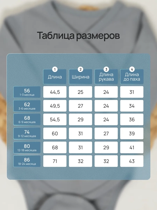 Боди для новорожденных, длинный рукав, хлопок 100% Супер Пупс
