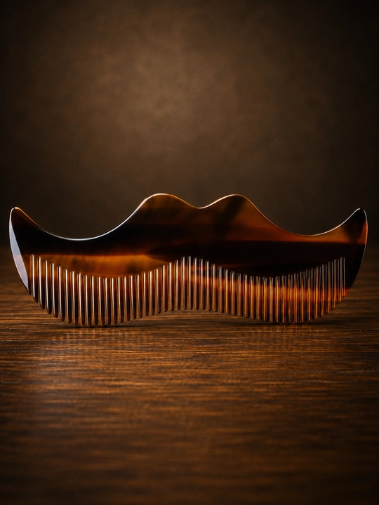 Morgan's Moustache Comb Amber расческа для усов и бороды - 