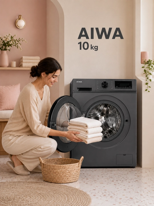 AIWA 10 kg frontal yuklanadigan kir yuvish mashinasi