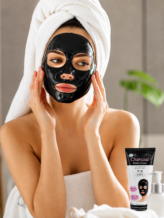 Крем-маска для лица Charcoal Mask Cream, с углем