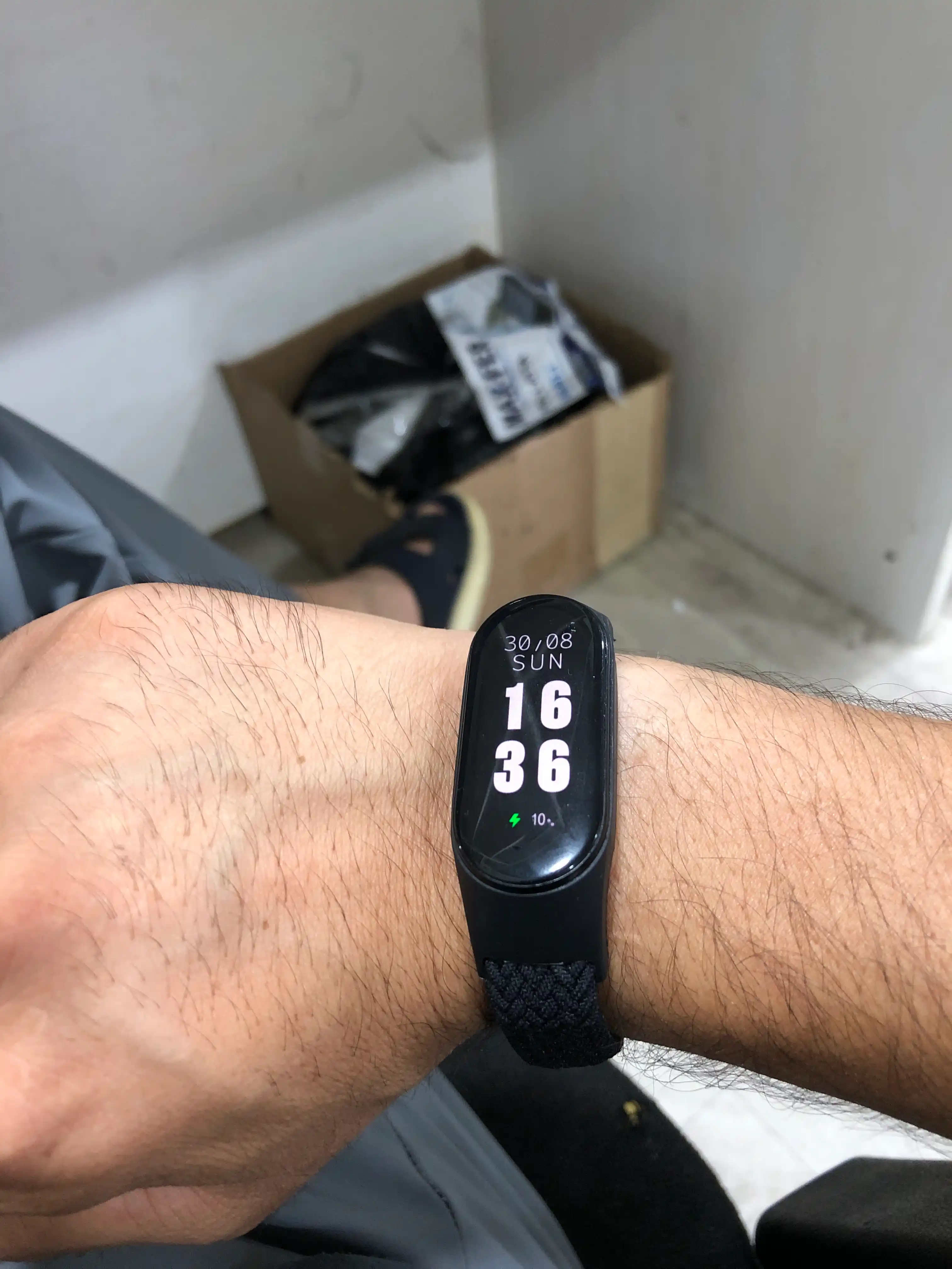 Ремешок сменный, нейлоновый, плетеный для Xiaomi Mi Band 7, 6, 5, 4, 3