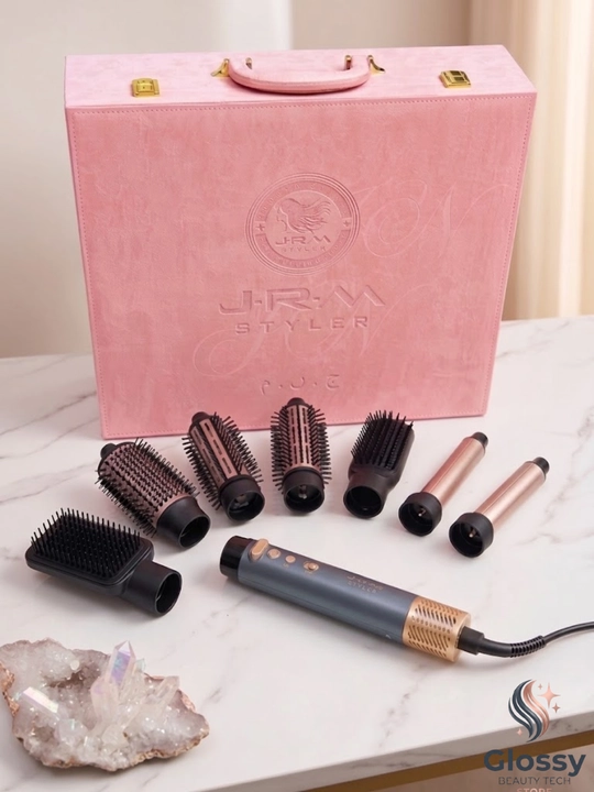 Фен-стайлер Airwrap JRM Styler, воздушная укладка, мультистайлер для волос, 1600W 6 в 1