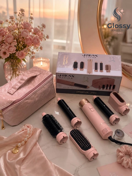 Фен-стайлер Airwrap JRM Styler, воздушная укладка, мультистайлер для волос, 1600W 6 в 1