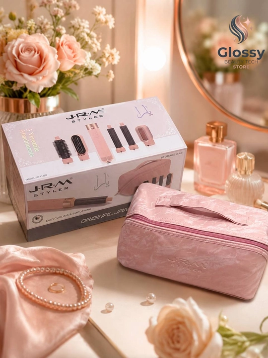 Фен-стайлер Airwrap JRM Styler, воздушная укладка, мультистайлер для волос, 1600W 6 в 1