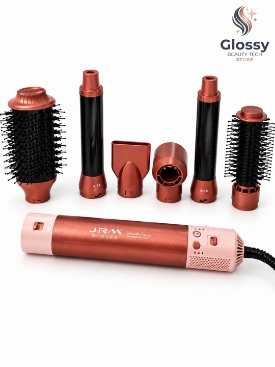 Фен-стайлер Airwrap JRM Styler, воздушная укладка, мультистайлер для волос, 1600W 6 в 1