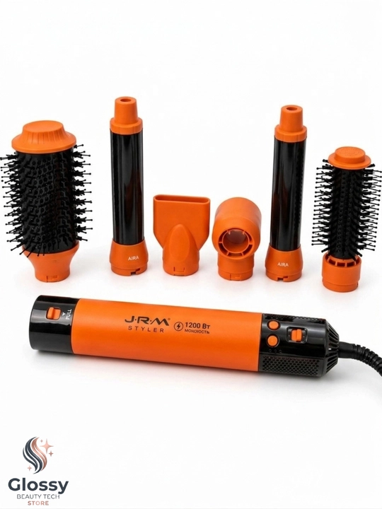 Фен-стайлер Airwrap JRM Styler, воздушная укладка, мультистайлер для волос, 1600W 6 в 1