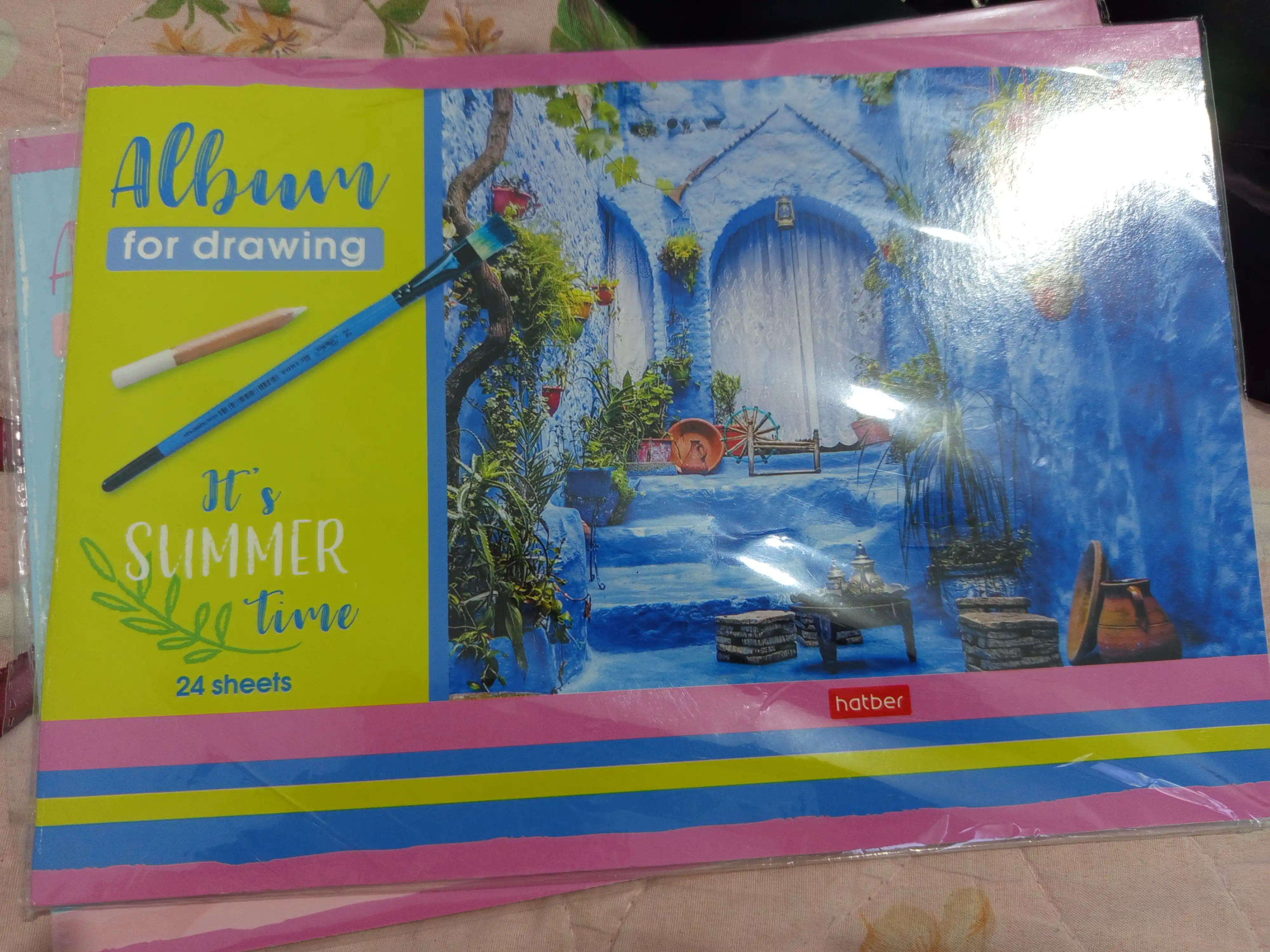 Альбом для рисования Hatber Summer, формат А4, 24 листа