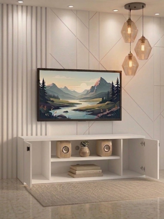 Minimalistik TV Tumba – Televizor va Media Qurilmalari uchun Zamonaviy Universal Mebel
