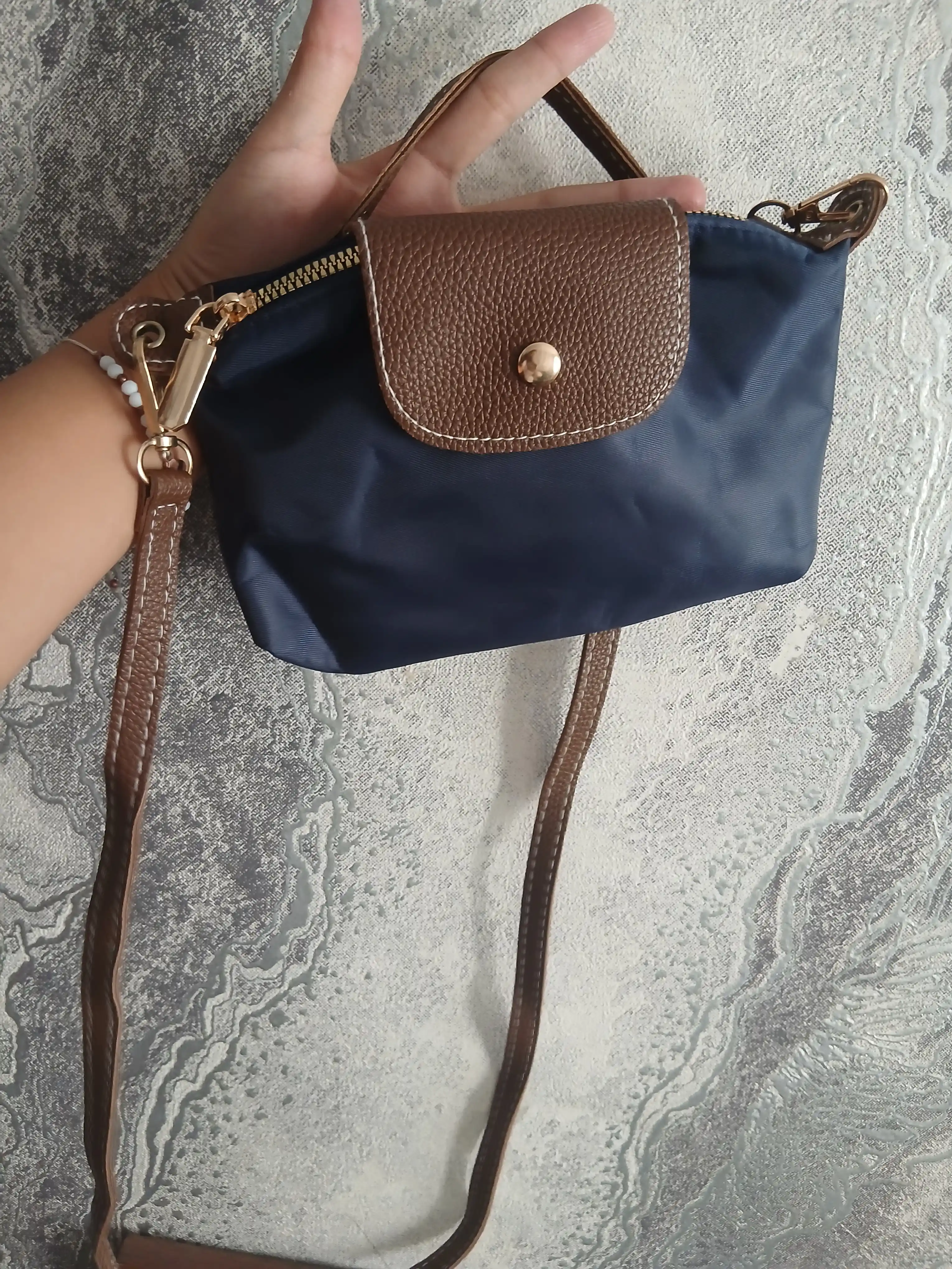 Ayollar sumkasi, ayollar uchun sumka Longchamp uslubidagi mini krossbodi sumkasi