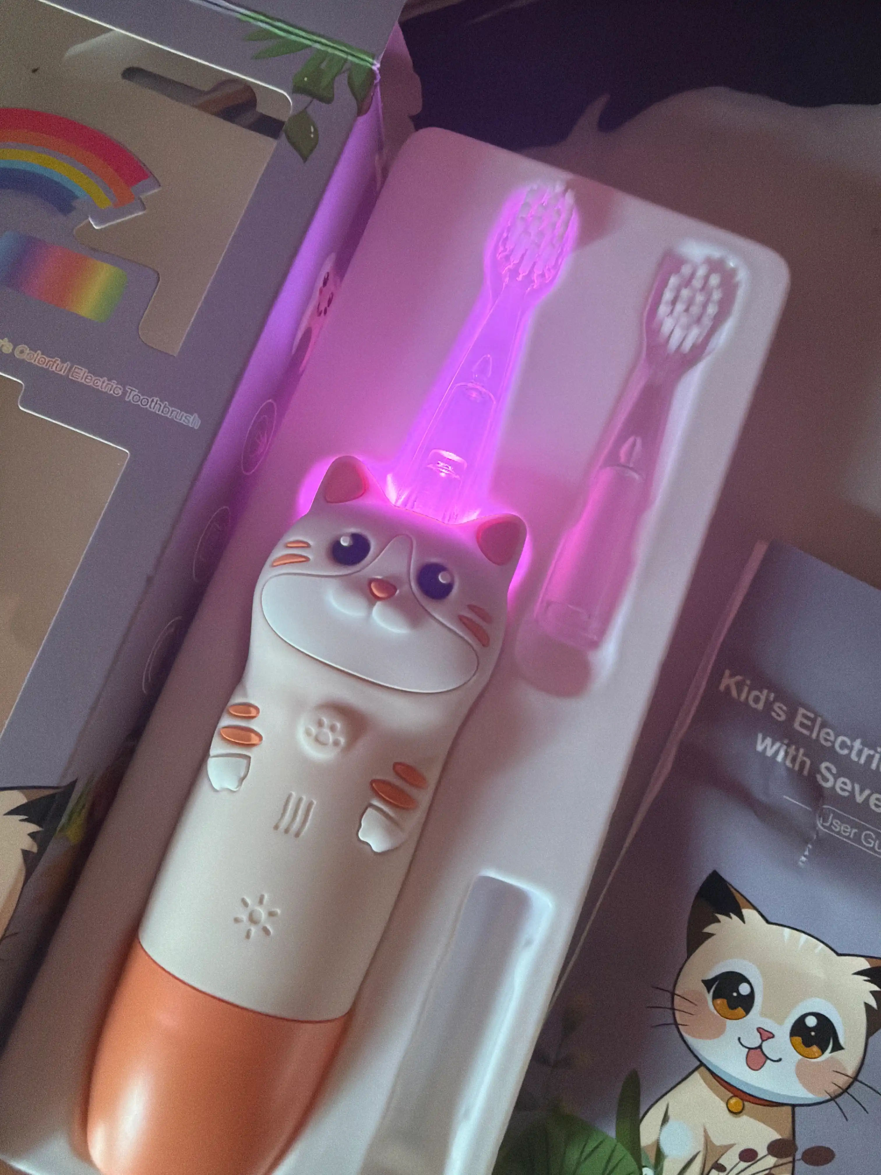 0-7 yoshli bolalar uchun batareyali Dog/Cat SellMax elektr tish cho‘tkasi