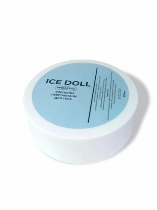 Sellulitga qarshi sovuq krem-gel ICE Doll Slim, qorin va oyoq uchun, 200 ml - 
