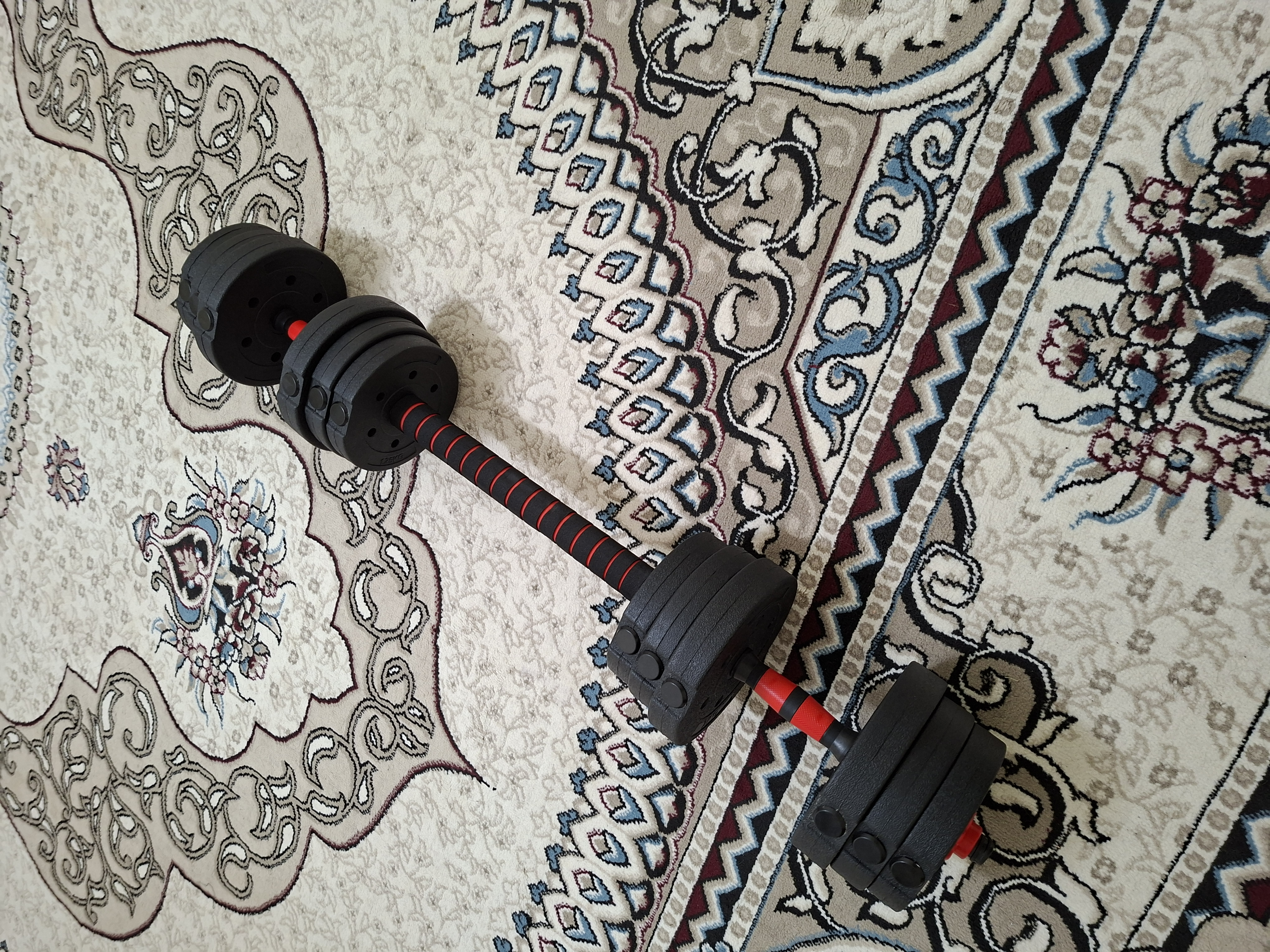 Yig'ma gantellar to plami va shtanga, gantel nabor 15 kg - 30 kg