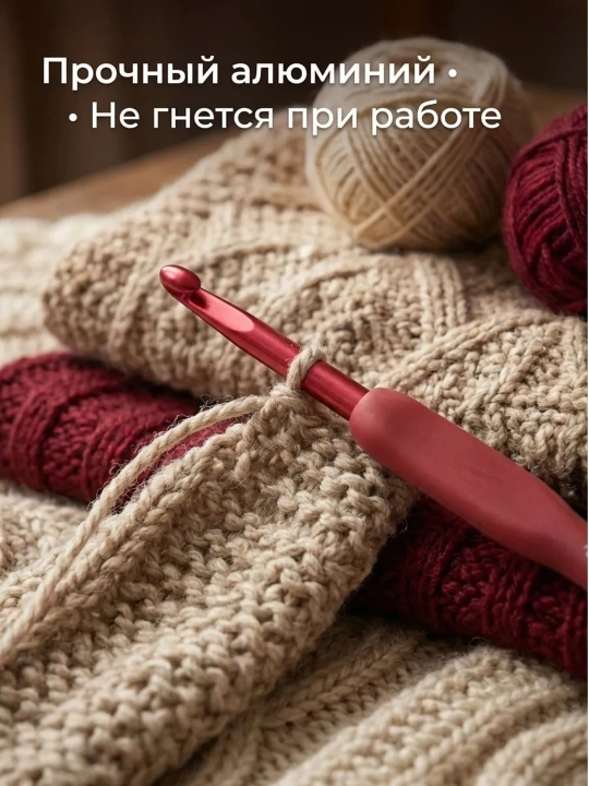 Крючки для вязания, набор