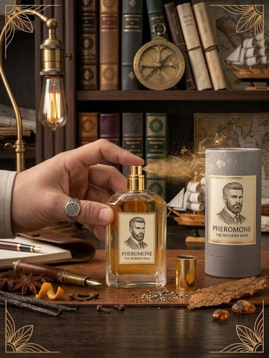 Feromonli atir, 50 ml, erkaklar uchun jozibador hid, uzoq saqlanadi - 