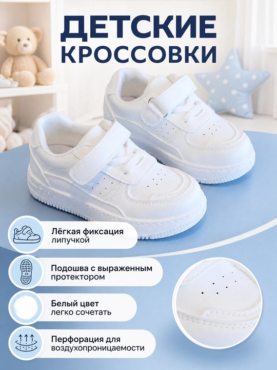 Bolalar kuzgi-bahoriy krossovkalari, o‘g‘il va qiz bolalar uchun demisezon krossovkalar - 