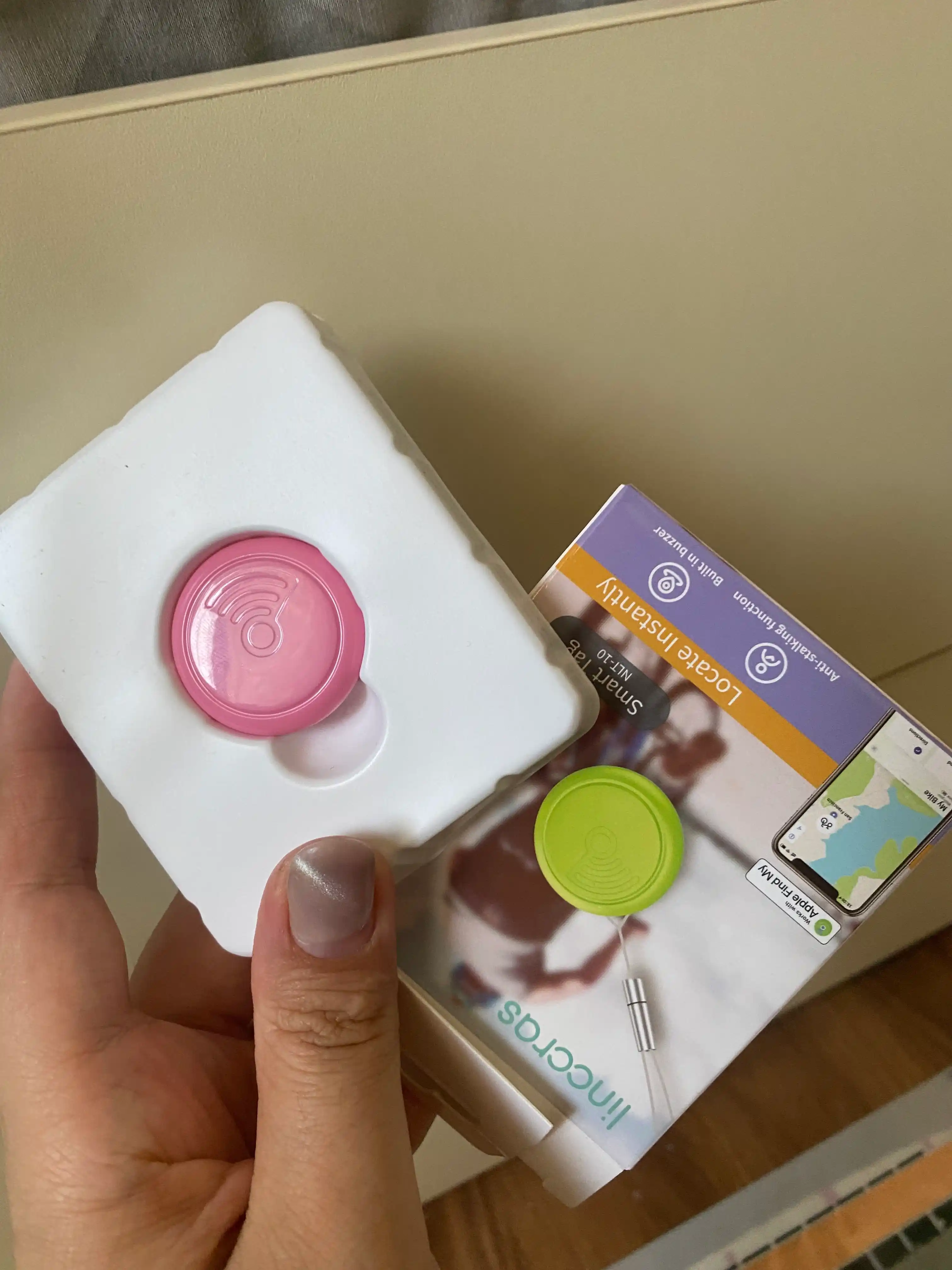 Поисковый Bluetooth-трекер для вещей - совместим с Локатор, аналог AirTag, iOS MFi