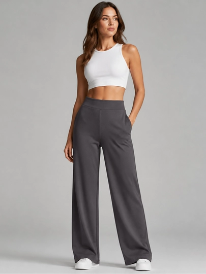 Женские спортивные брюки Relax, трикотажные, свободного кроя. Размер: S, M, L, XL, XXL - 