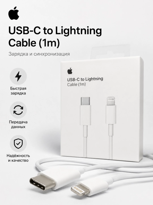 Кабель Type-C to Lightning для Apple устройств - 